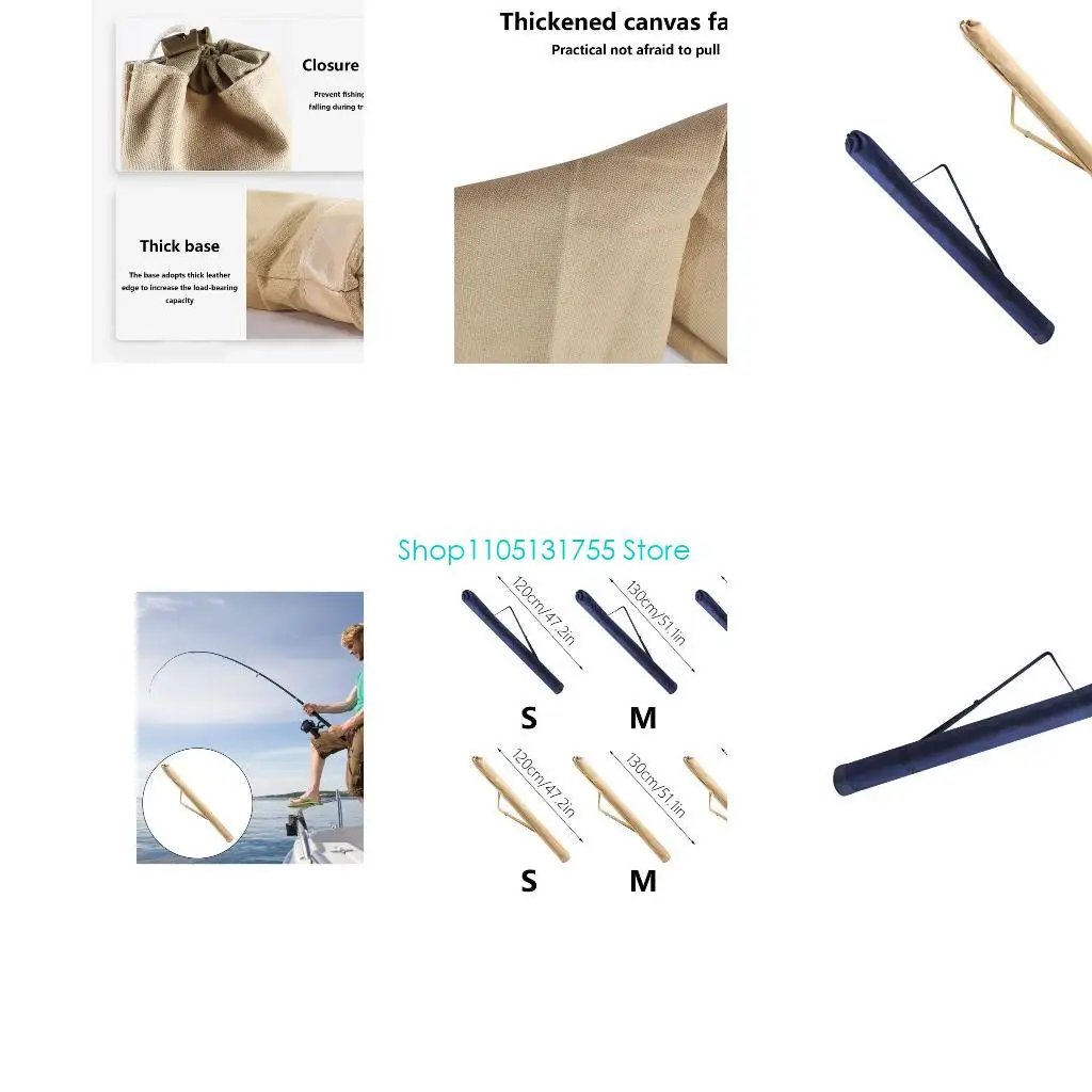 

K0EF Fishing Rod Bag Folding Tackle Handbag Fishing Umbrellas Carry Bag