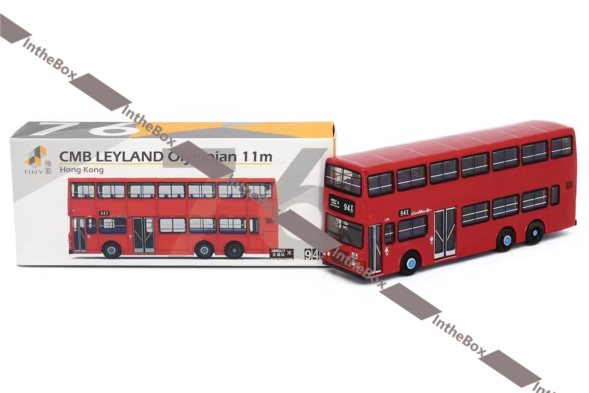 Tiny 11m 94X 1:110 Hong Kong Bus DieCast Model Collection Limited Edition Hobby Toys