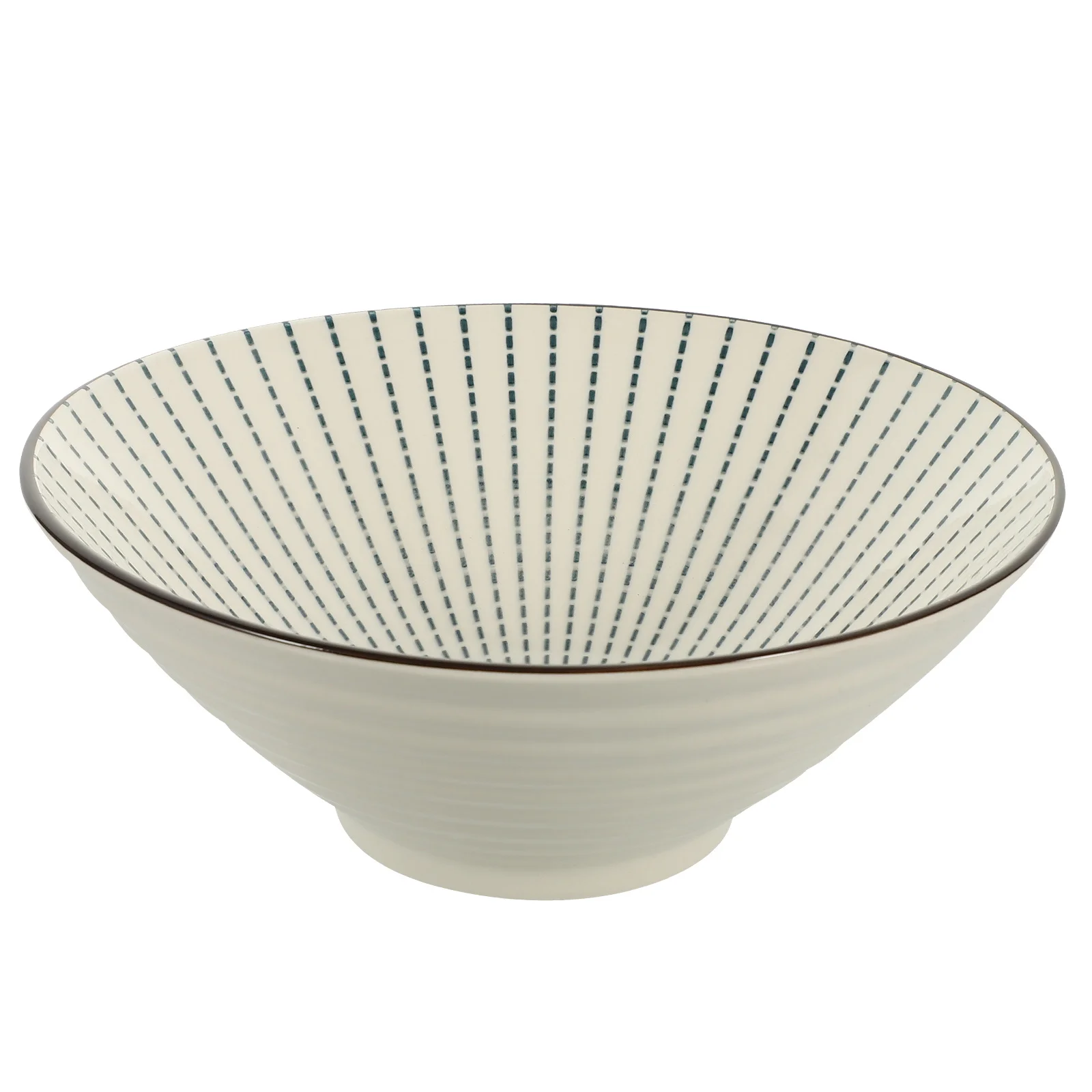 

8 Inch Japanese Style Ceramic Soup Bowl Large Capacity Rice Serving Bowl Kitchen Salad Household Tableware Soup Bowls