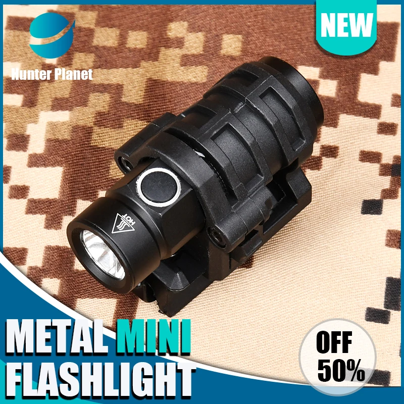 Tactical Helmet Light FAST Helmet Flashlight Strobe Telescopic Zoom Survival Safety Lamp With Hat Clamp Holder Camping Hunting