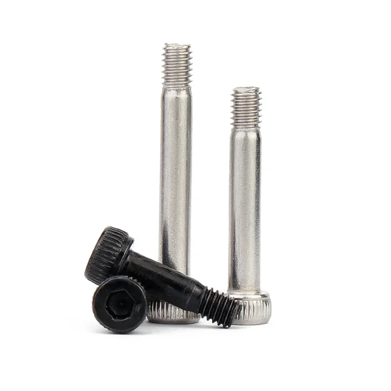 10pcs/lot M2 M2.5 M3 M4 Nickel Plating/Black Partially Threaded Hex Socket Screws Grade 12.9 Cap Head Half Thread Allen Bolt