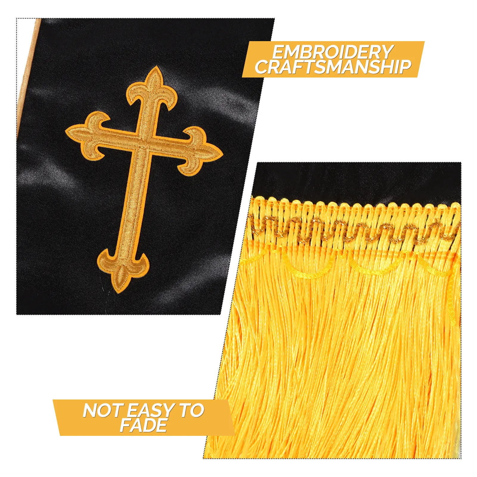 Embroidered Wedding Officiant - Stole Wedding Shawl avis et prix