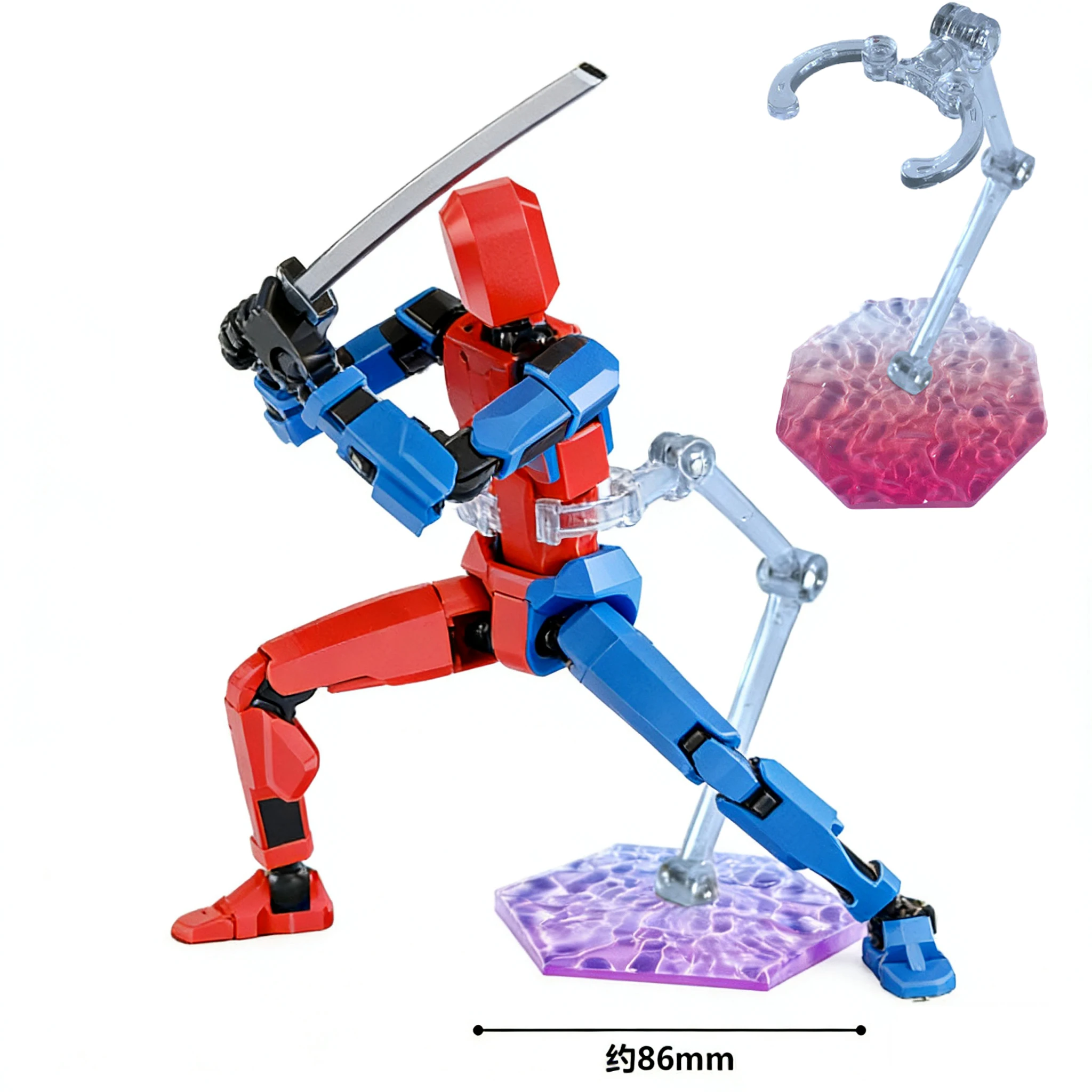 

Подставка-трубка для фигурок: основание-держатель для моделей HG 1/144, RG, SD, игровых моделей, для создания эффектной сцены дуэли