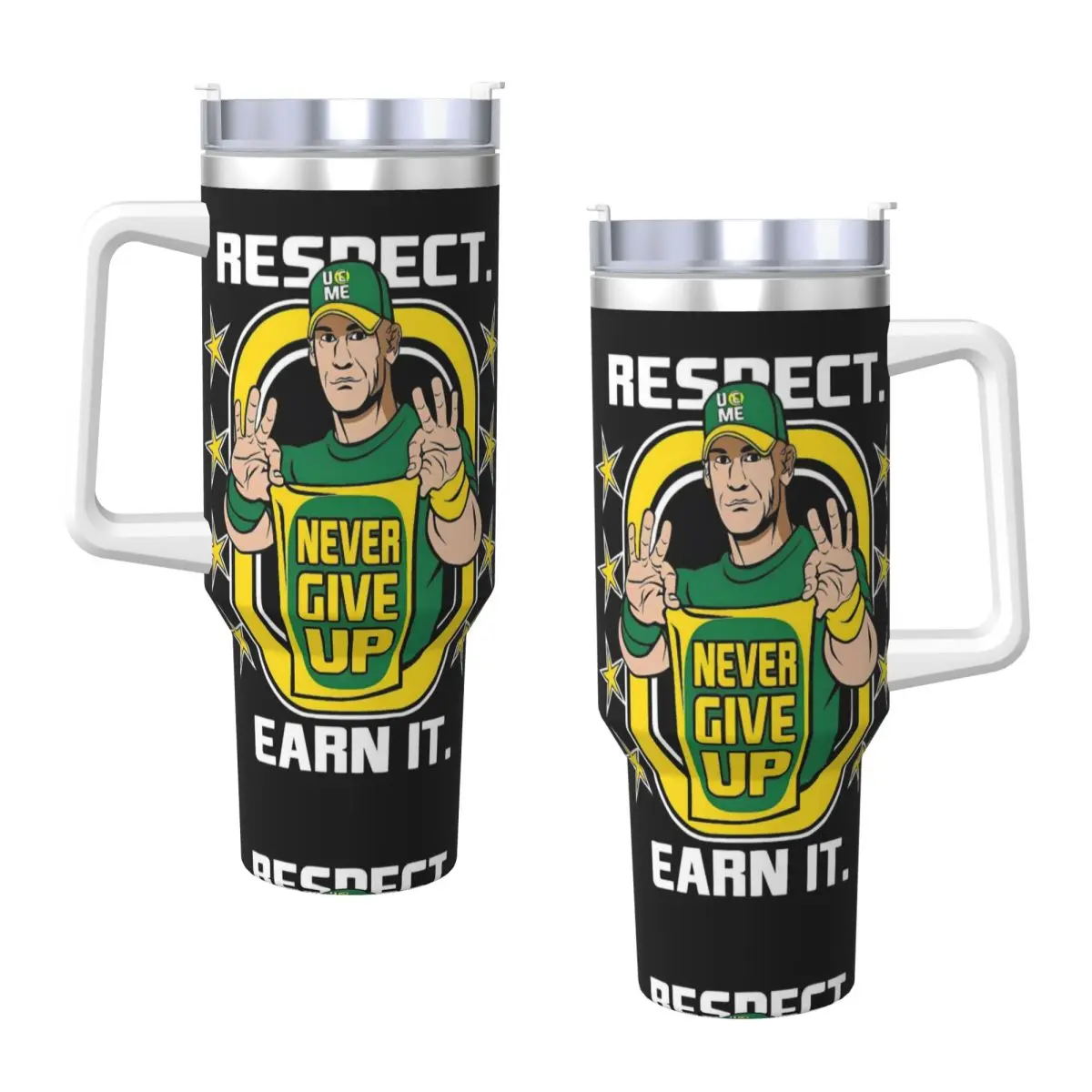

Stainless Steel Tumbler John Cena Wrestling Thermal Cups Keep Heat Cold Drink Car Mugs Travel Custom Water Bottle