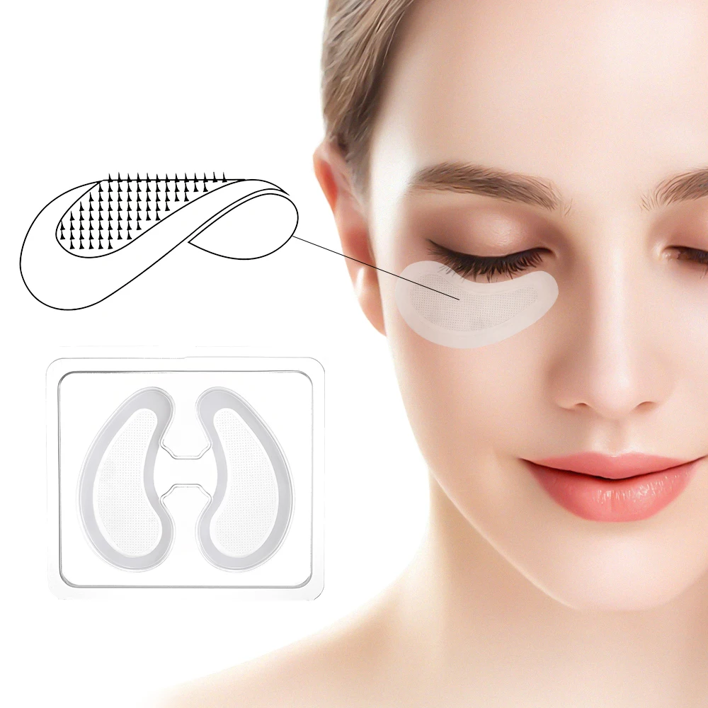 Parches coreanos para ojos con microagujas, mascarilla para la frente y las mejillas, cuidado de la piel, ácido hialurónico para antiarrugas, envejecimiento, máscara de círculo oscuro