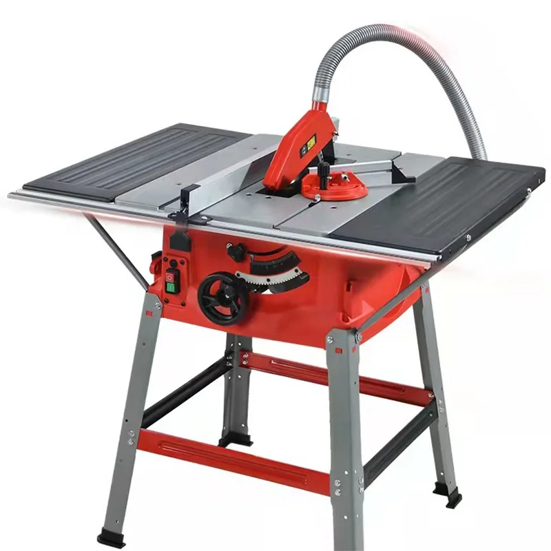10 inch woodworking sliding table saw mobile high precision cutting machine electric saw multifunctional panel saw miter saw