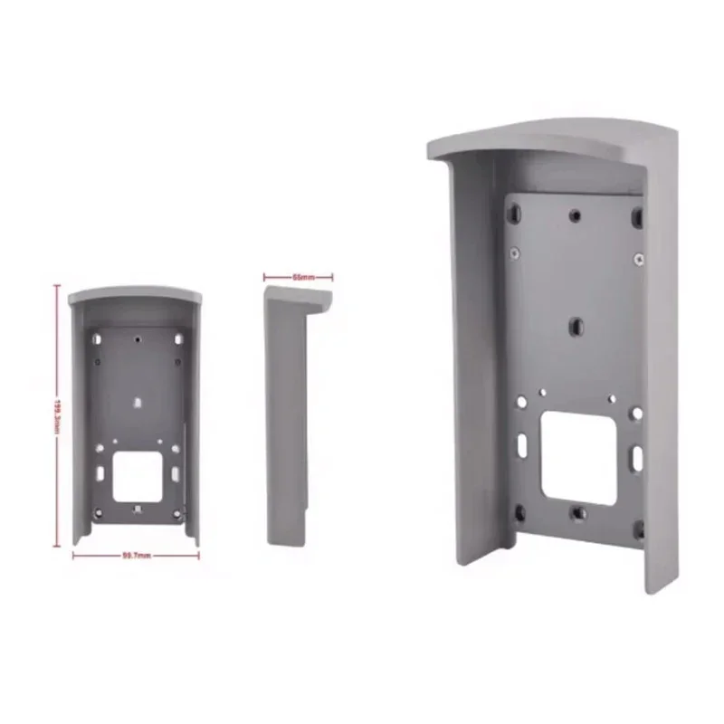 4.3" inch Sun Shell 4.3 Rainproof Cover Access Control Keypad Waterproof Case Plastic Rain Protector Protection Doorbell Reader