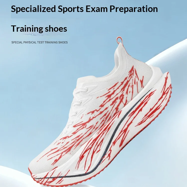 

OAOU Luminous Carbon Board Running Shoes Physical Examination Student Training Rebound Shock-Absorbing Sports Shoes Unisex