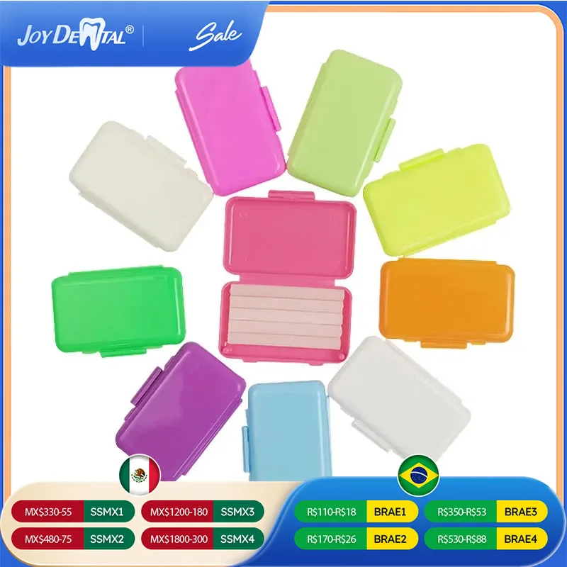 

10 Boxes/Pack Fruit Flavour Dental Orthodontic Relief Wax For Braces Gum Irritation Teeth Whitening Dental Oral Care Ortho Wax