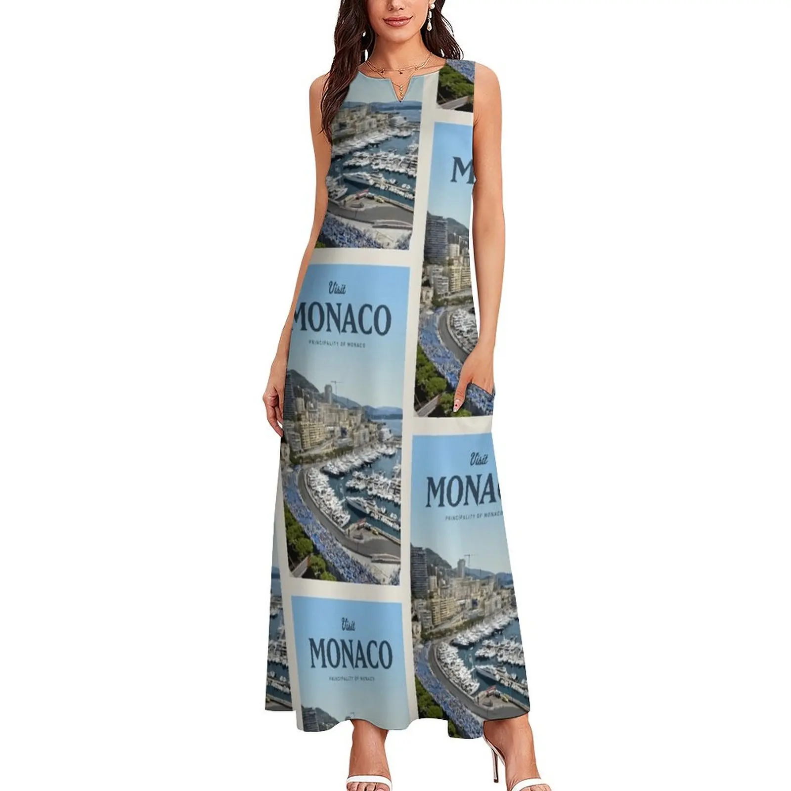 Visit Monaco Long Dress prom clothes summer dress woman 2025 Long dresses