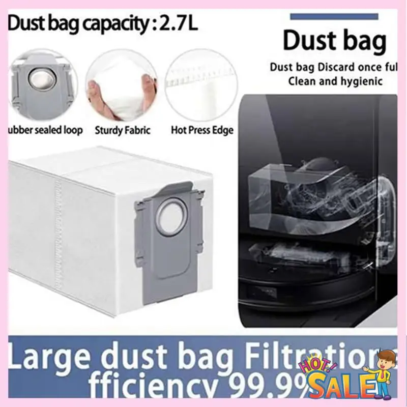 Roborock Saros 10/G30/S9 Maxv Ultra/S90ver/A1460RR 진공 청소기 부품 롤러 사이드 브러시 필터 먼지 봉투 효율적인 Cle 용 A88X