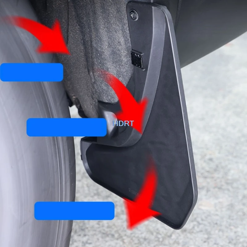 Für Chery iCar V27/iCaur V27 2026+ Auto Vorder- und Hinterrad Schmutzfänger Kotflügel Spritzschutz Abdeckung Dekoration Zubehör – Detail 5