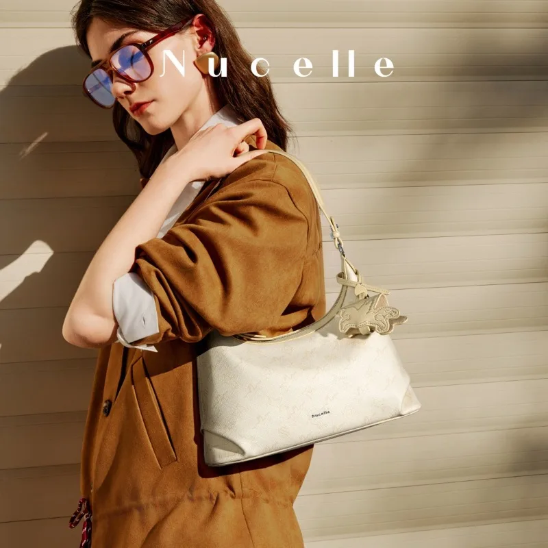 

Сумка NUC ELLE Pegasus 2026: новая городская сумка-мессенджер большой вместимости, наплечная/подмышечная сумка-пельмень