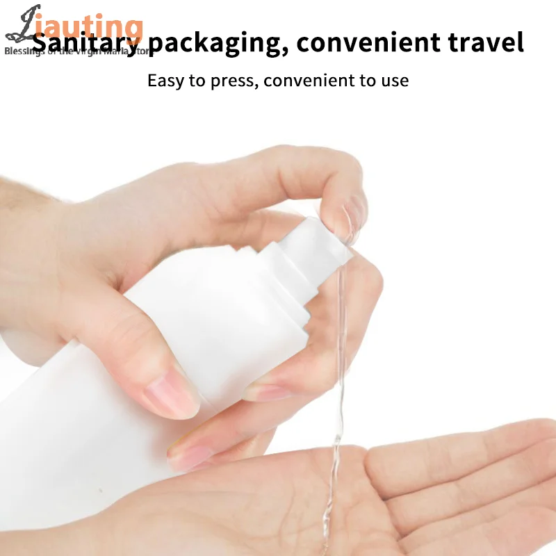 30/50/100 مللي البلاستيك كريم الشامبو زجاجة مضخة المحمولة إعادة الملء زجاجات محلول رذاذ الحاويات أدوات السفر زيت طبيعي #3