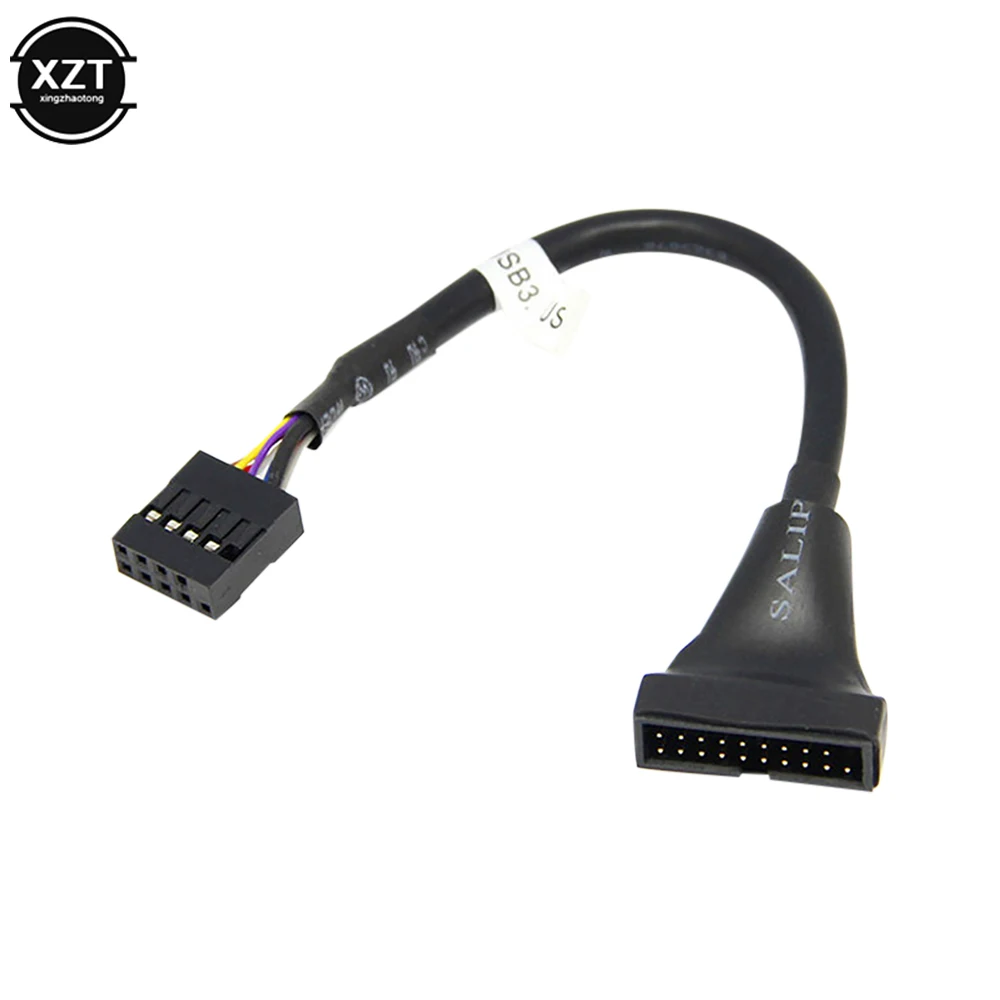 

NEW 19/20 Pin USB 3.0 Male To 9 Pin USB 2.0 Female Motherboard Header Adapter Extension Cable for PC Computer