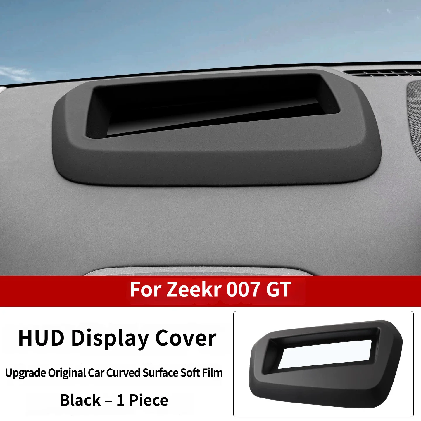 For Zeekr 7GT 007GT 2025 2026 Car HUD Display Protective Cover Head Up Anti-Dust Protective Frame Auto Interior Accessories