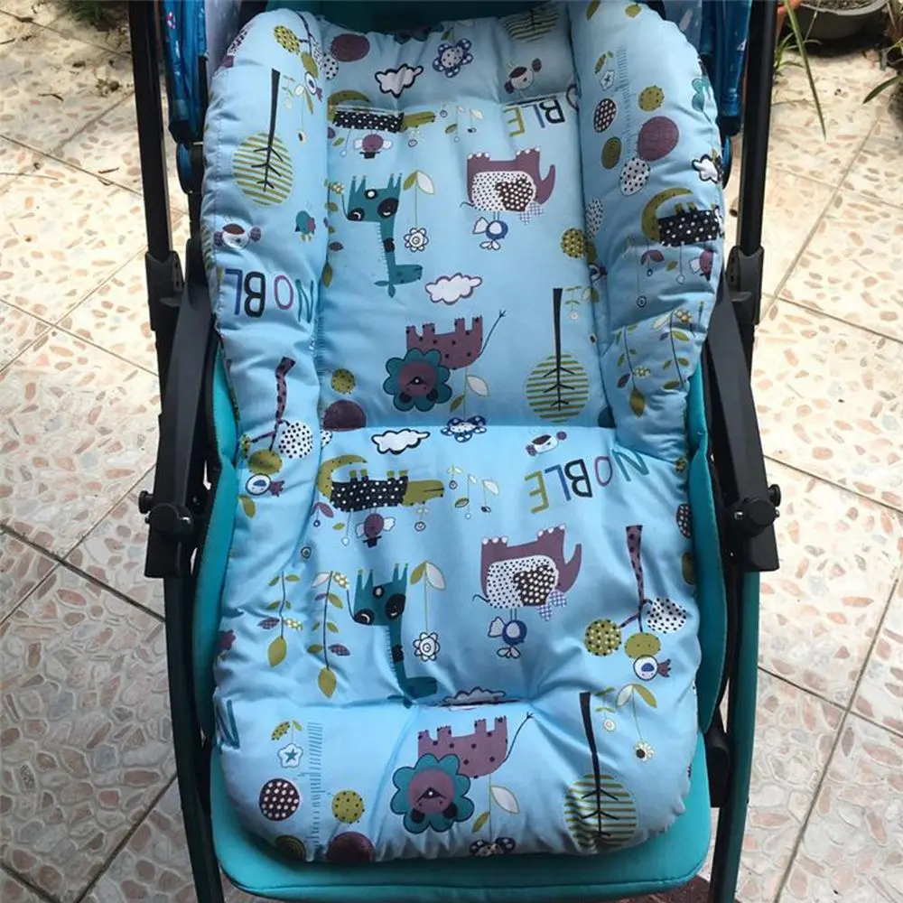 Star Print Baby Warmer Chair Pad Cart Mat Seat Cushion High Chair Stroller Cushion Cotton Mat Stroller Mat Stroller Accessories