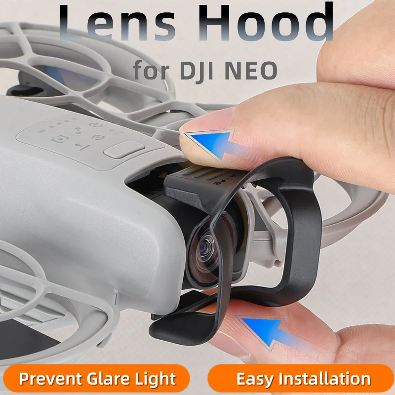 Pare-soleil en plastique pour DJI NEO, couvercle de protection anti-absorbe ouissement pour cardan, accessoires NEO, installation facile
