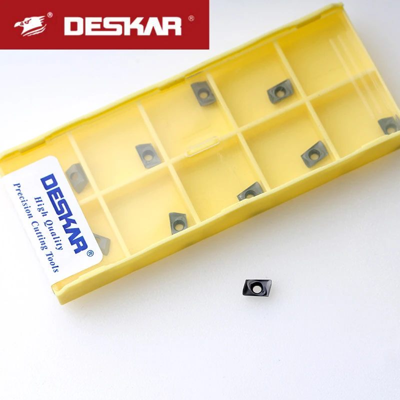 

Machining Center Jdmt070204R Lf6018 Jdmt070208R Lf6018 Milling Blades Deskar 100% Original Jdmt Series Fast Feed Milling Inserts