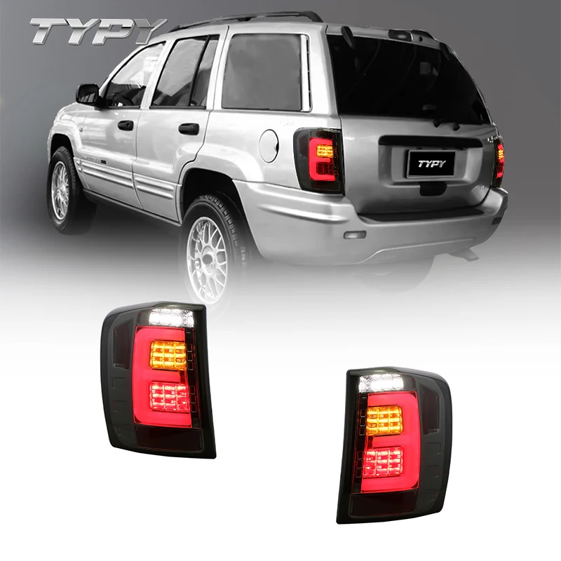 Car Tail Lamp Rear Lamp Accessories Modified LED Tail Light Taillamp For Jeep Grand Cherokee 1999-2004