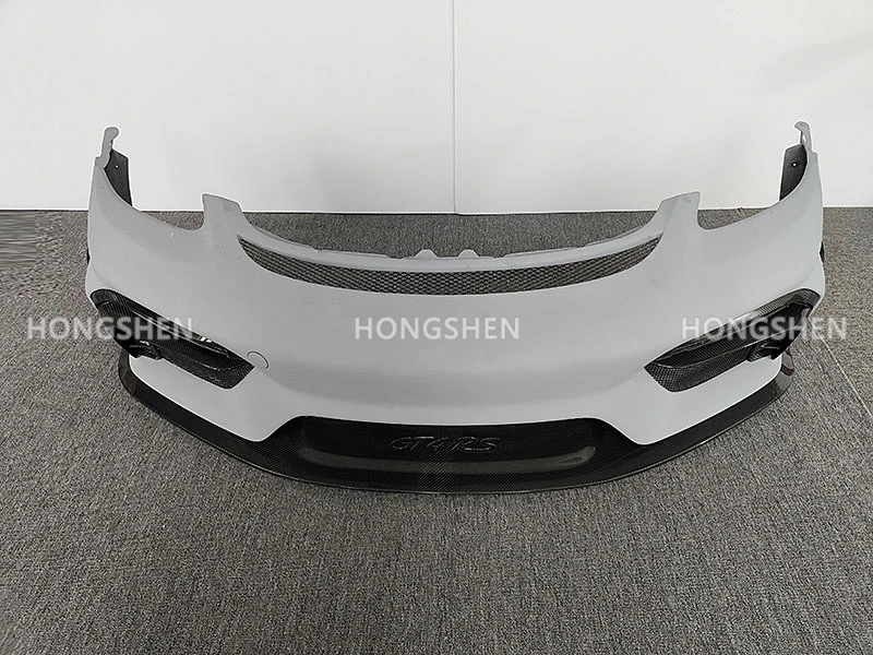 Fashion new GT4RS style Resin semi carbon fiber front bumper for 718 boxster cayman body kit