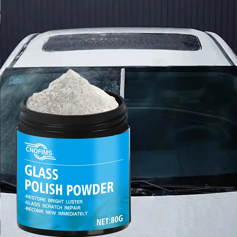 NEW Car Glass Polishing Powder Auto Glass Polishing Cleaning Powder Safe And Gentle Vehicle Cleaning Tool For Removing Oil Film