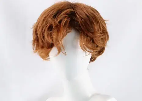 Young Men short red Brown wavy Ron cosplay Cosplay Costumes hair Wigs