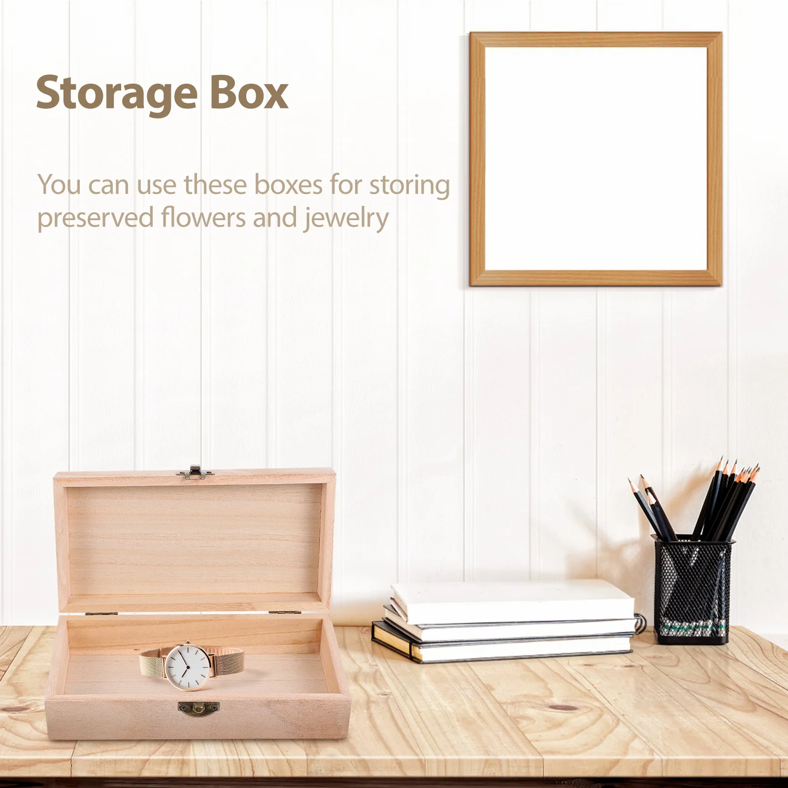 2 قطعة صندوق هدايا خشبي عتيق صندوق تخزين مجوهرات من الخشب الطبيعي حرفة صغيرة محمولة لتعبئة الهدايا للاستخدام المنزلي المزخرف