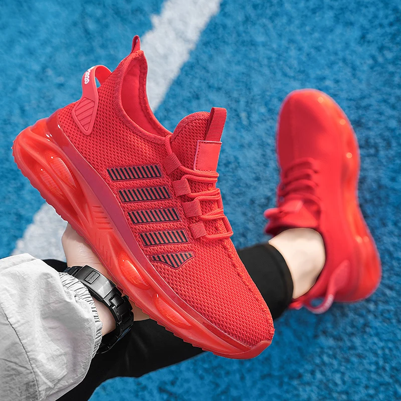 YRZL Mens Sneakers Breathable Tennis Shoes for Men Non Slip Sports Sneakers Comfortable Man Running Shoes Athletic Men's Shoes