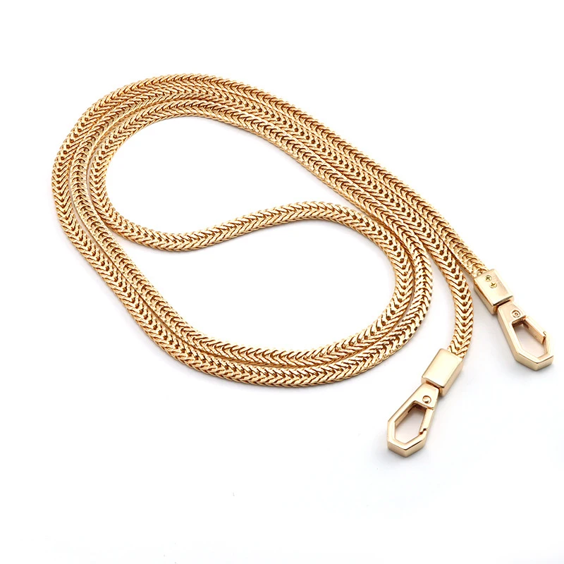 Snake Bone Chain Gold/Silver/Gun Black Bag Strap Replacement Metal Shoulder Straps Crossbody Bag Chain Bag Accessories