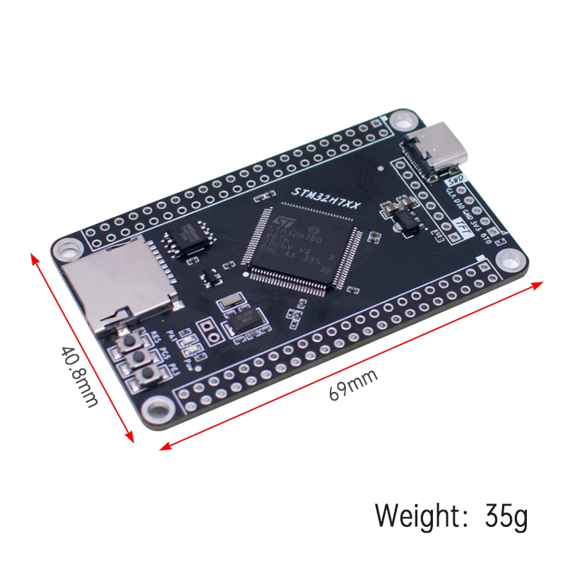 Original STM32H7  STM32H750VBT6 H743VIT6 H7B0VBstm32 development board For OV2640 OV5640 Camera 1.3/1.44/1.8/2.0/2.4 TFT Screen