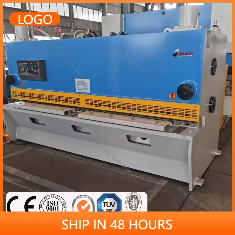 Low Deformation Manual Cutting Adjustable Angle Hydraulic PLC Controlled Motor Metal Sheet Shearing Machine