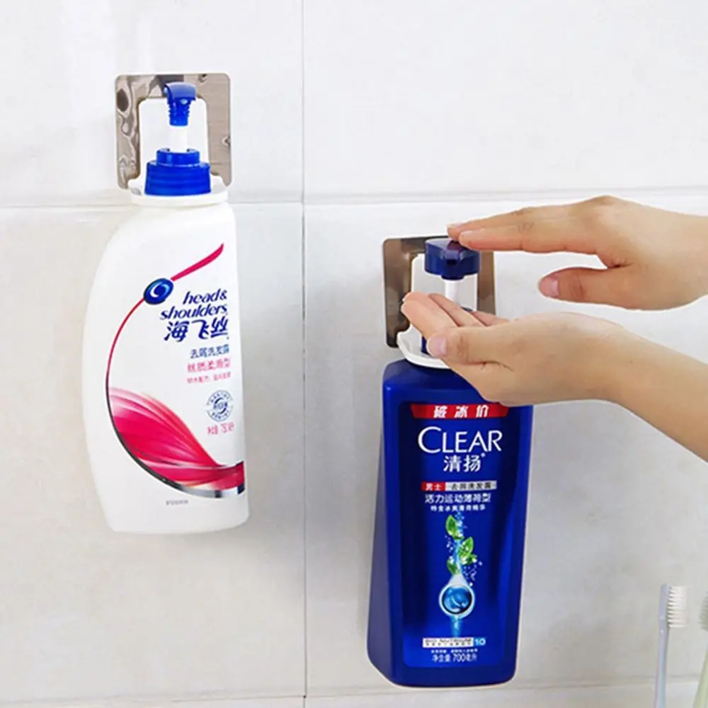 

Bottle Kitchen Strong Suction Cup Organization Bathroom Storage Rack Shower Gel Shampoo Holder Wall Mounted Hanging Holder