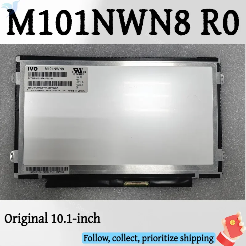 

Brand new original M101NWN8 R0 suitable for N101BGE-L31 B101XTN01.1 10.1-inch LED LCD display Ekran Paneli WXGA HD 1366X768 Ince