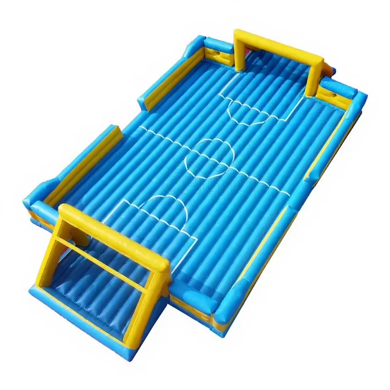 Commercial Inflatable Soap Soccer Field Big Fun Inflatable Carnival Football Field Playground