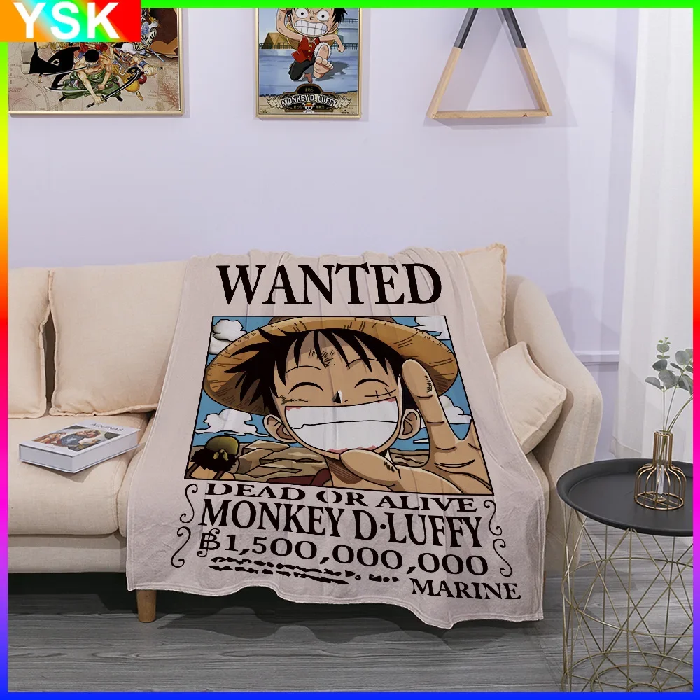 

Фланелевое Одеяло Луффи с мультяшным аниме, цельнокроеное покрывало для студенческого общежития, кондиционер для ланча, на лето