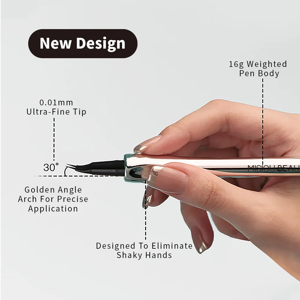 ワイルド眉毛根付防水防汗長期的な色の除去なし非常に細かい二股エルボーウォーターアイブロウペンシル