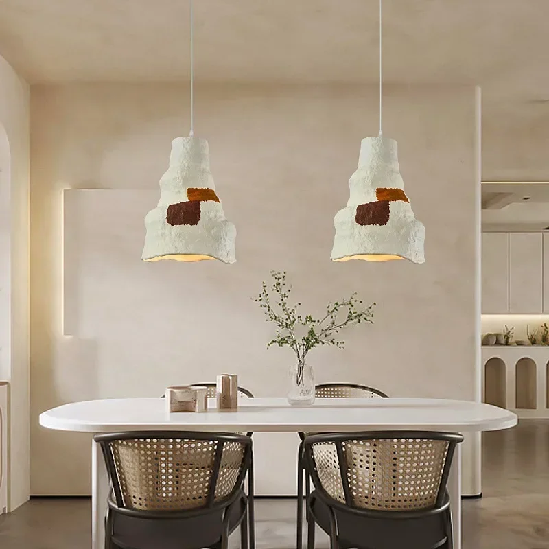 Wabi Sabi E27Nordic Restaurant Pendant Chandeliers Lustre Living Room Lighting Designer Modern Cafe