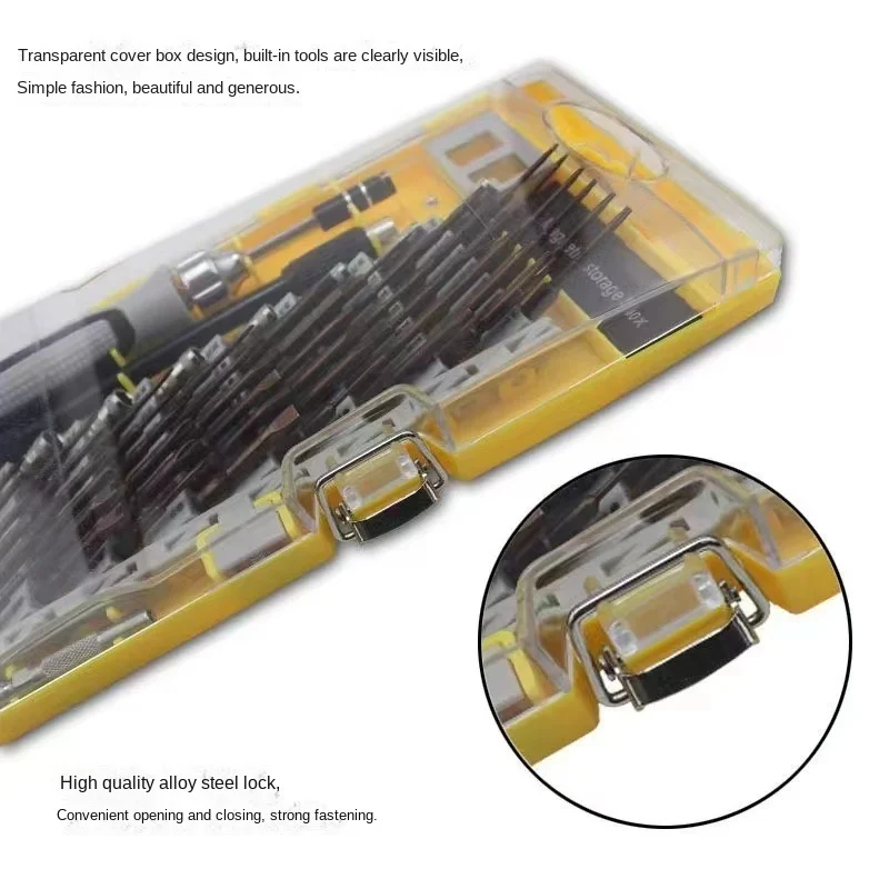 60-In-1 screwdriver set, clock, digital mobile phone, computer DIY home repair and disassembly tool