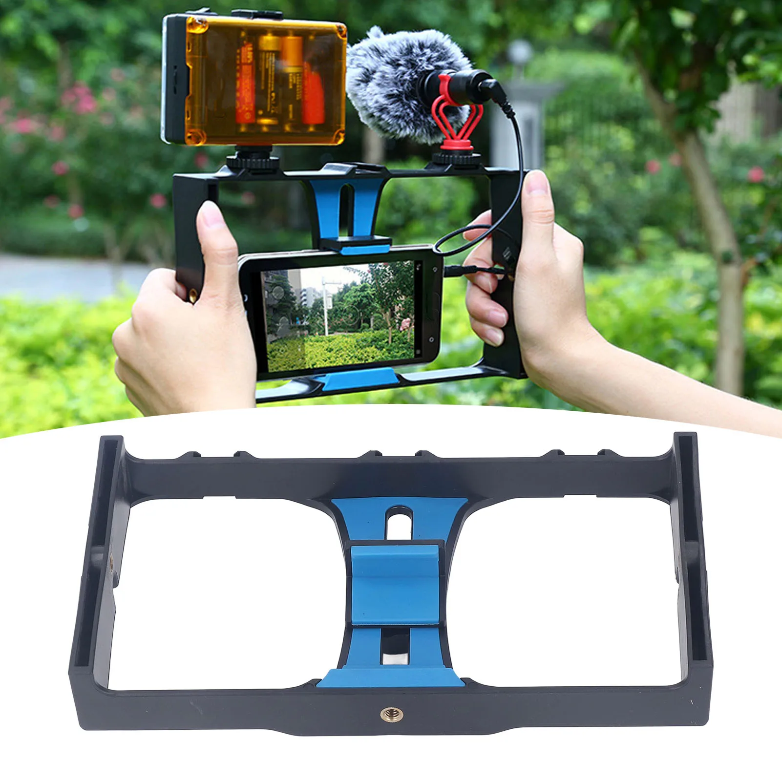 Smartphone-Video-Rig, bequem zu halten, mit Kaltfuß …