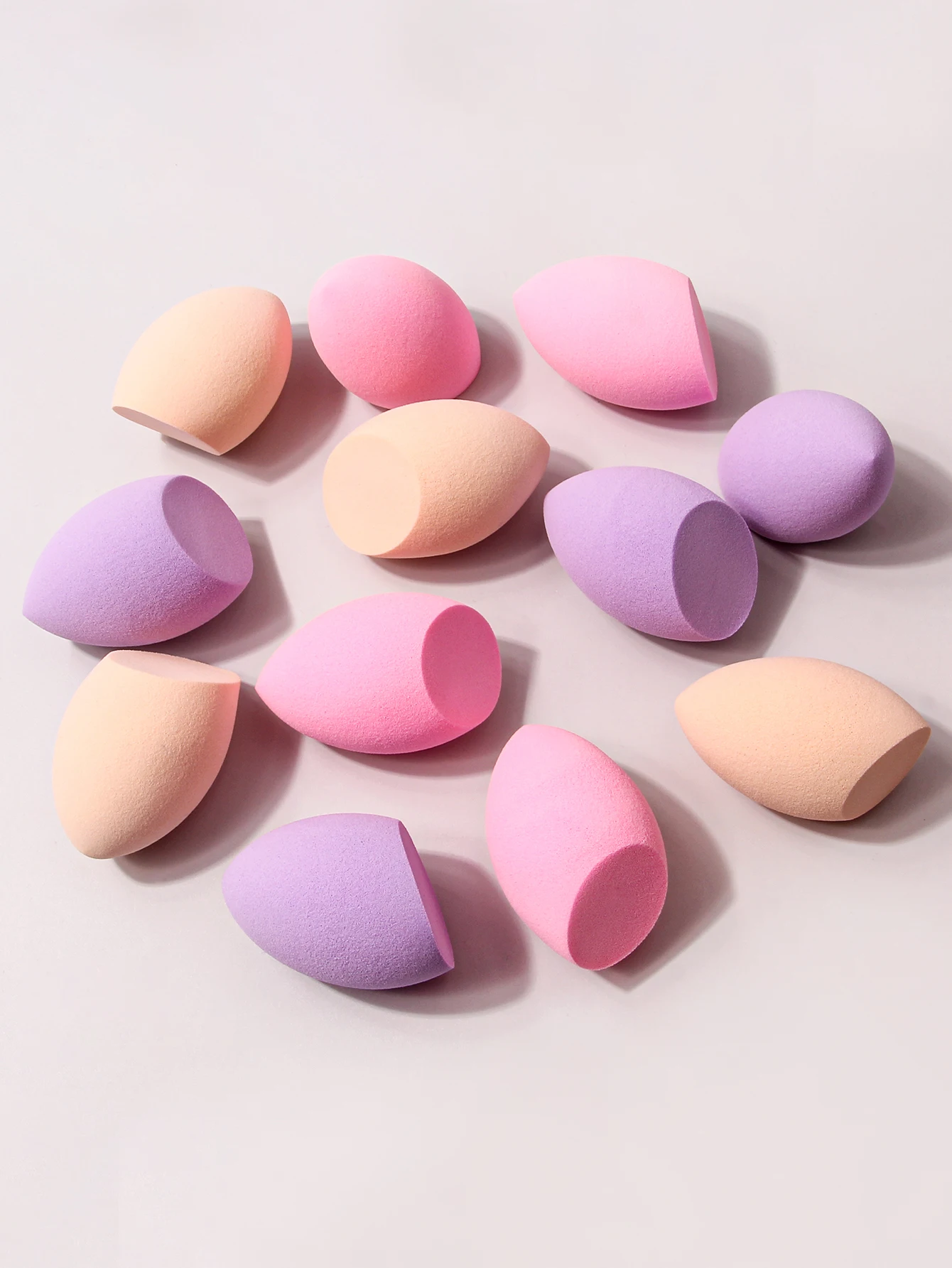 إسفنجة مكياج على شكل بيضة ، تصميم قطرة ماء ، إسفنجة وجه لمستحضرات التجميل ، إسفنجة تجميل ، خلاط ، 12 *