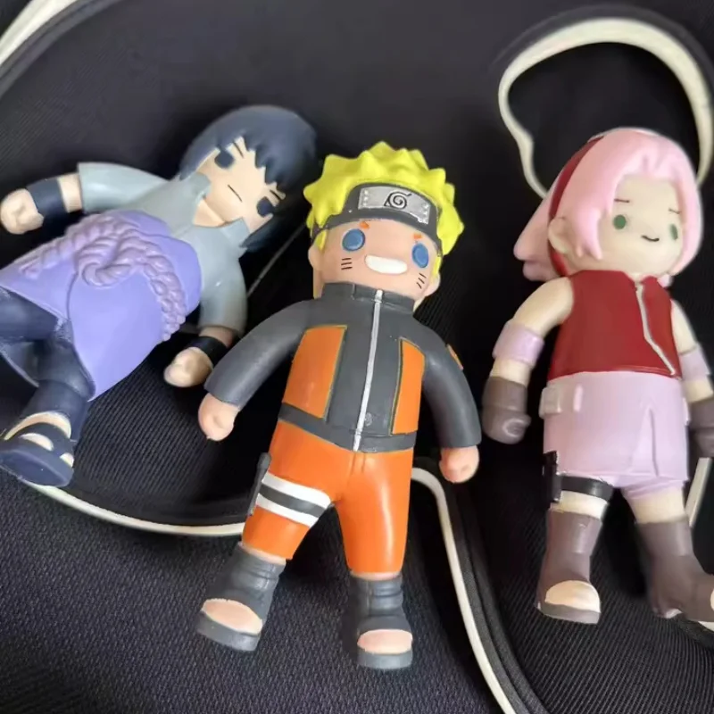 متوفر في المخزون ناروتو ساسوكي كاكاشي ساكورا لينة المطاط مطاطا لمط الشكل الديكور الإجهاد الإغاثة دمية هدية عيد ميلاد لعبة #1