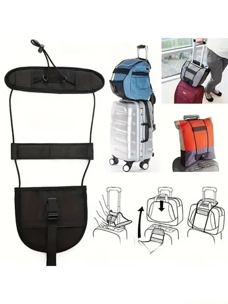 

X90D Luggage Strap Easy Bag Bungee Straps Adjustable Suitcase Belt for Travel Use