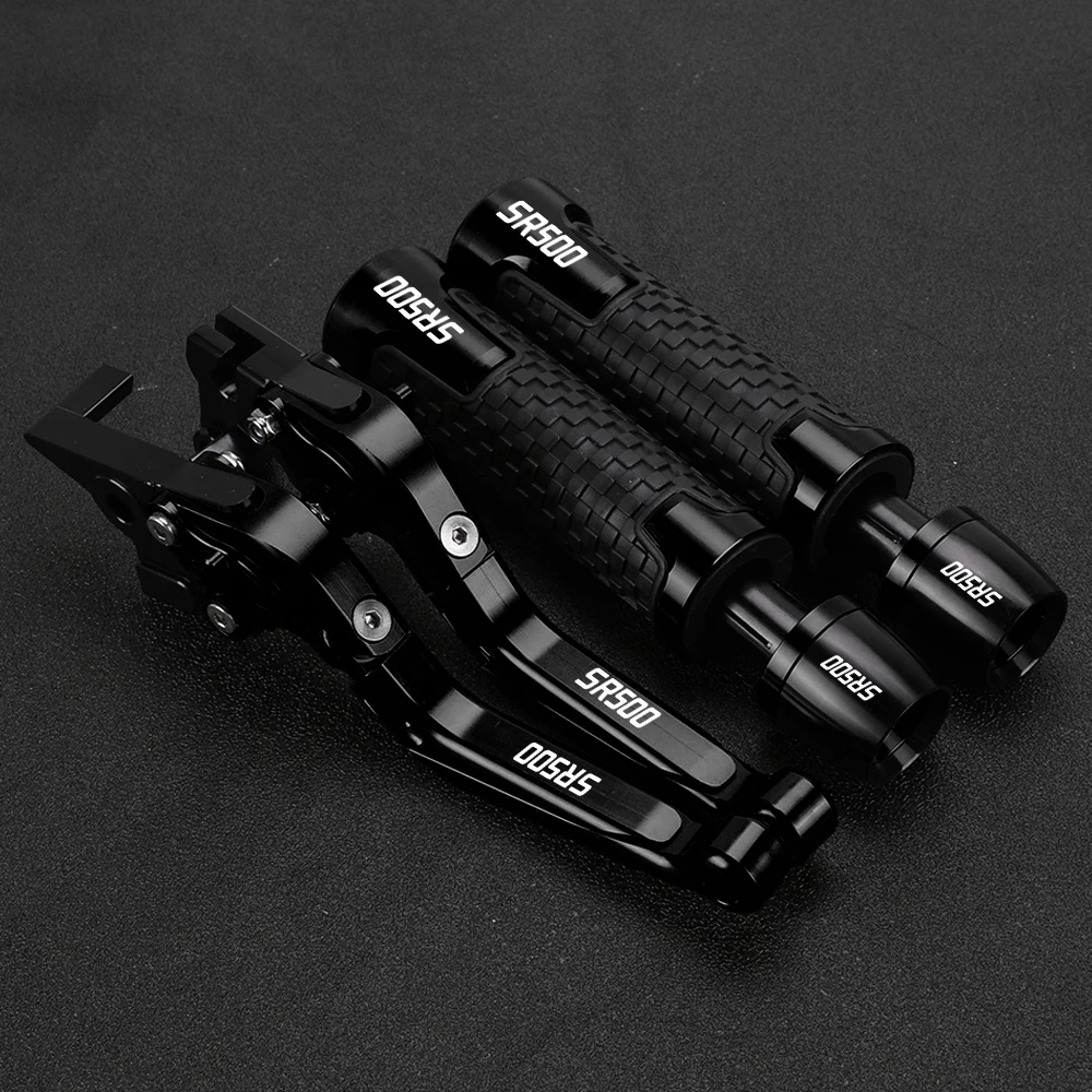 

Motorcycle For YAMAHA SR 500 SR500 1978-1991 1990 1989 1988 1987 Adjustable Brake Clutch Lever Handle bar Grips Handlebar Ends