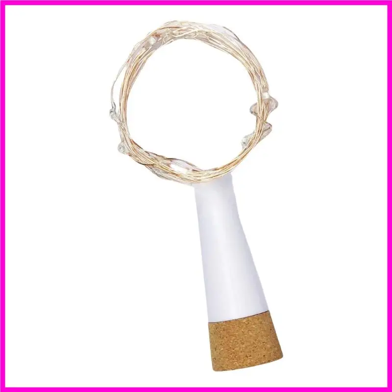 57BE LED ไวน์ขวดขวดพร้อมไฟสตริงชาร์จ USB ไฟ LED แบบชาร์จไฟได้