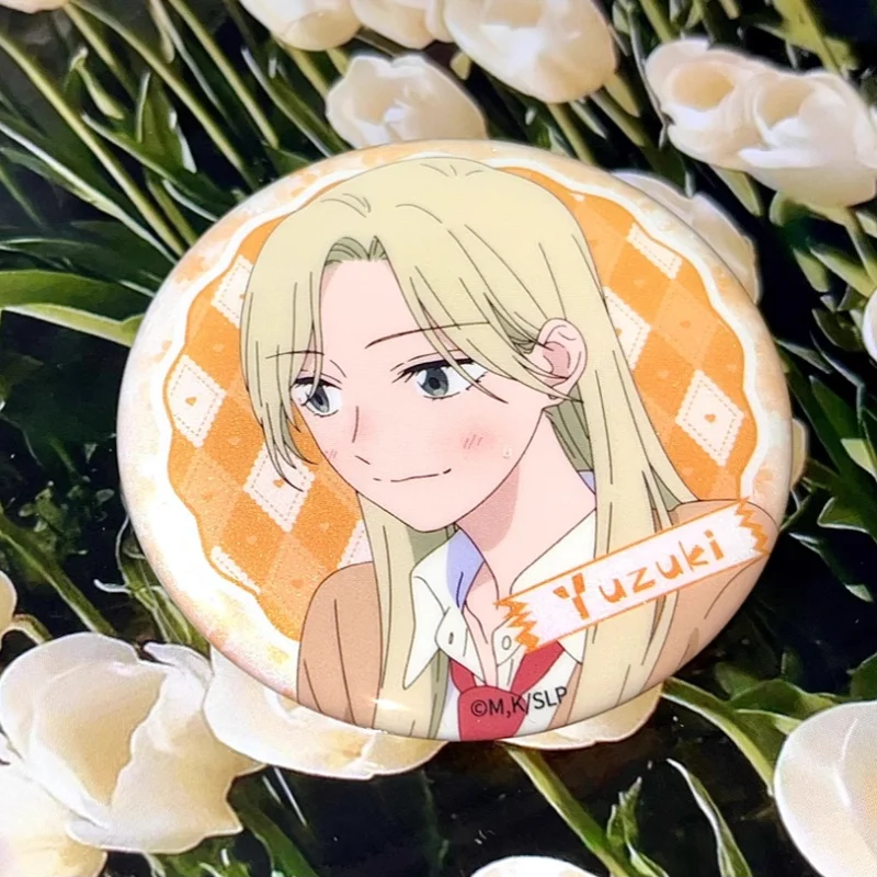 Anime Skip And Loafer Brooches Iwamura Mitsumi Shima Sousuke Tinplate Badge Cosplay Backpack Decoration Gifts