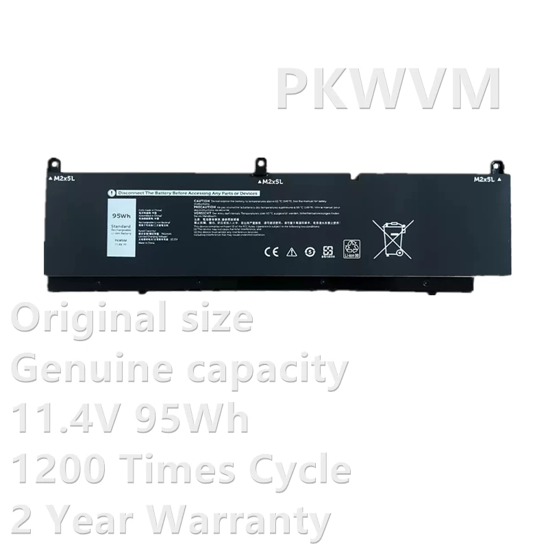 CSBD PKWVM C903V Laptop Battery For Dell Precision 7550 7560 7750 7760 Series P44E P93F P44E001 CR72X 68ND3