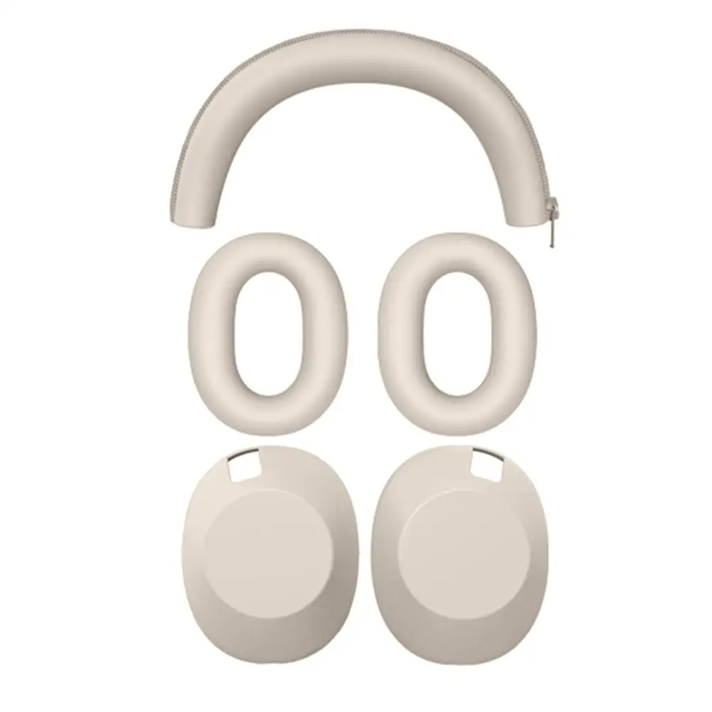 Copri-cuscinetti In Silicone Per Sony WH-1000XM6 – Protezione Lavabile E Antiscivolo Per I Padiglioni (nero) - 3