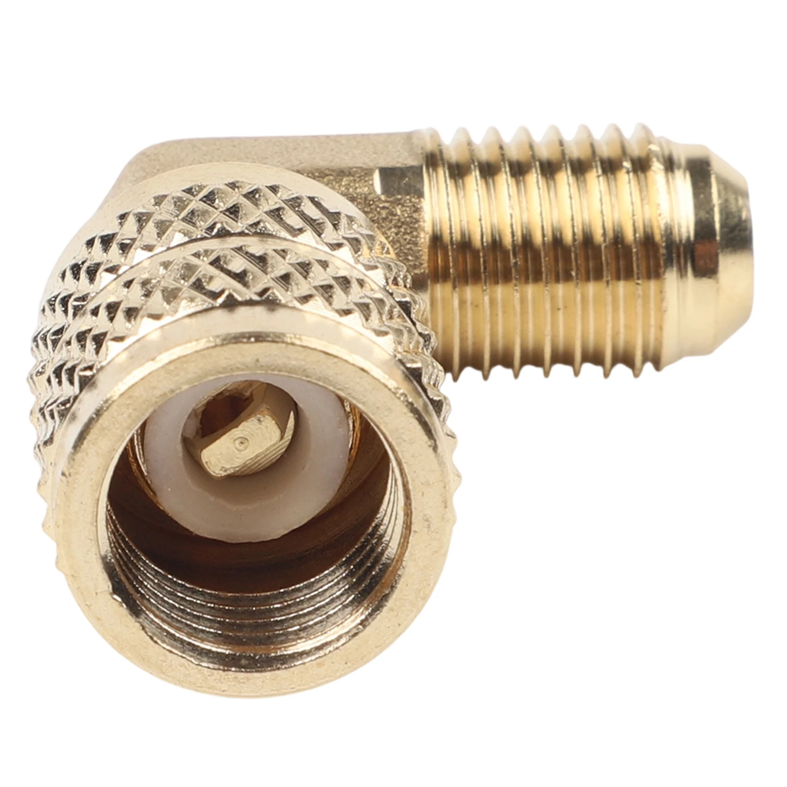 Brass Material For Air Conditioning Maintenance 1/4 To 5/16 Copper Adapter HVAC Conversion Connector 1/4 for sae Male For HVAC