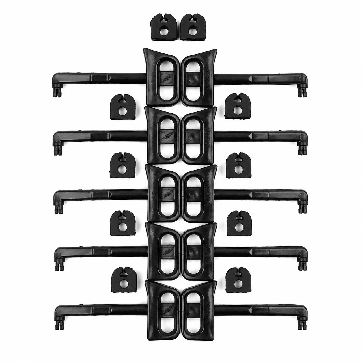 10Pcs Choke Rod Lever & Lever Bush Kit For Husqvarna 268 61 66 266 272 181 281 288 XP OEM 501527902 501527801 Chainsaw Parts